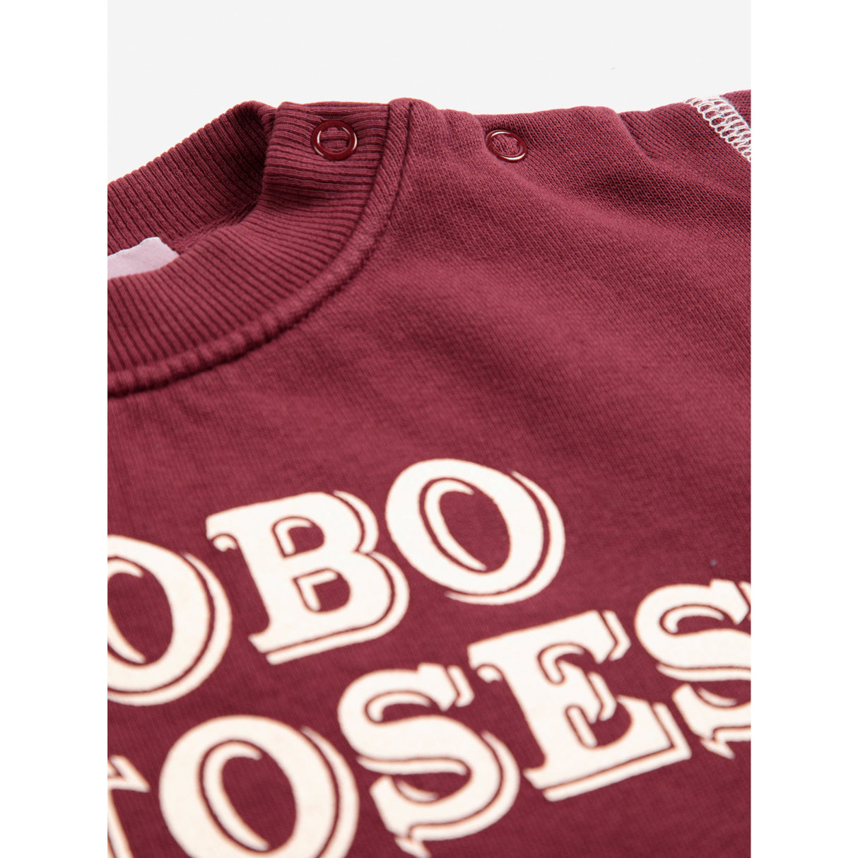 Bobo Choses Burgundy Red Bobo Choses Embossed Sweatshirt