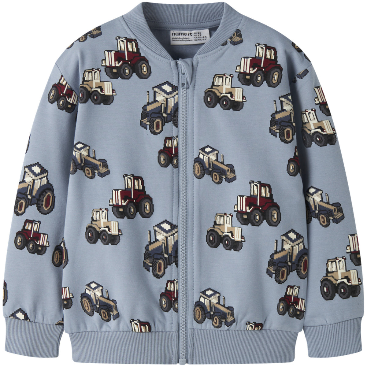 Name It Ashley Blue Nmmlibertus Ls Nreg Sweat Card Bru