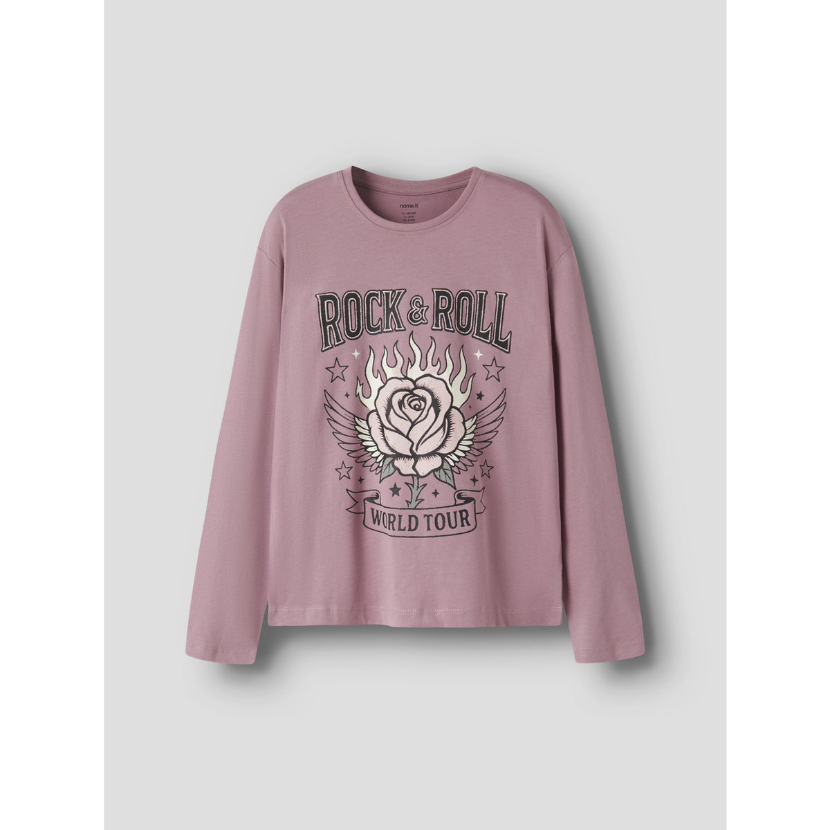 Name It Lilas Rock & Roll Nkfveen Ls Nreg Top