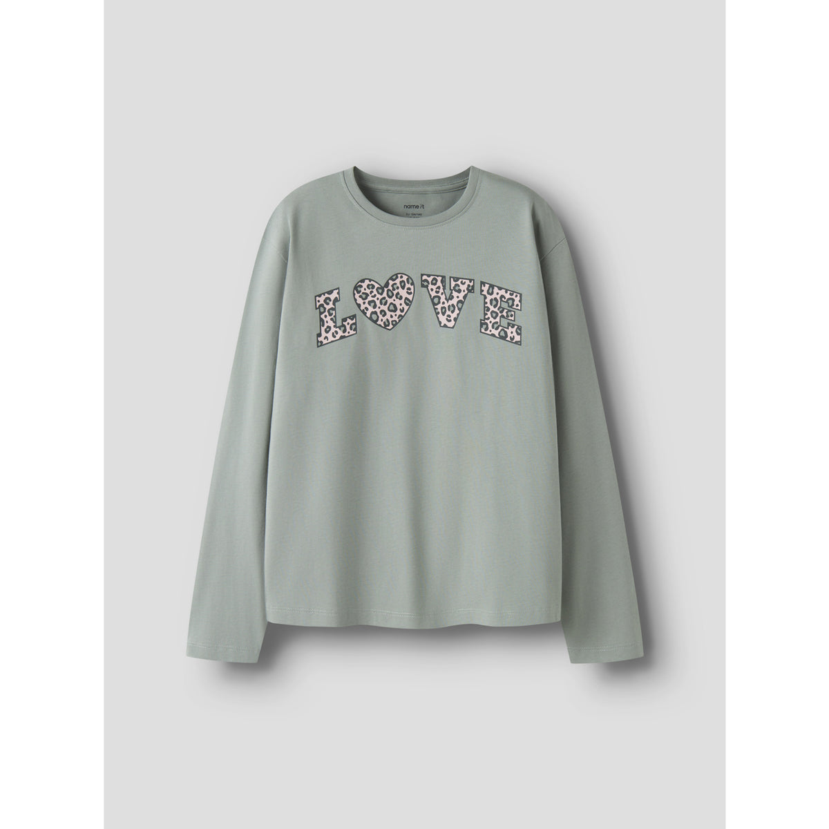 Name It Green Milieu Leo Love Nkfveen Ls Nreg Top