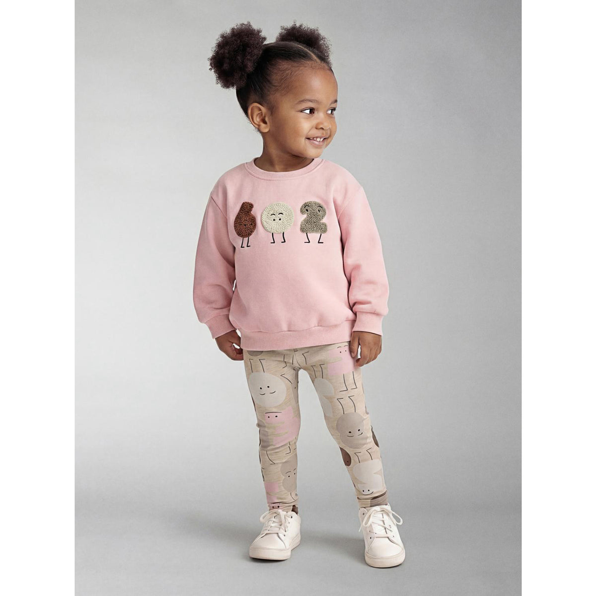 Name It Peyote Melange Nmfolydia Leggings Swe Bru