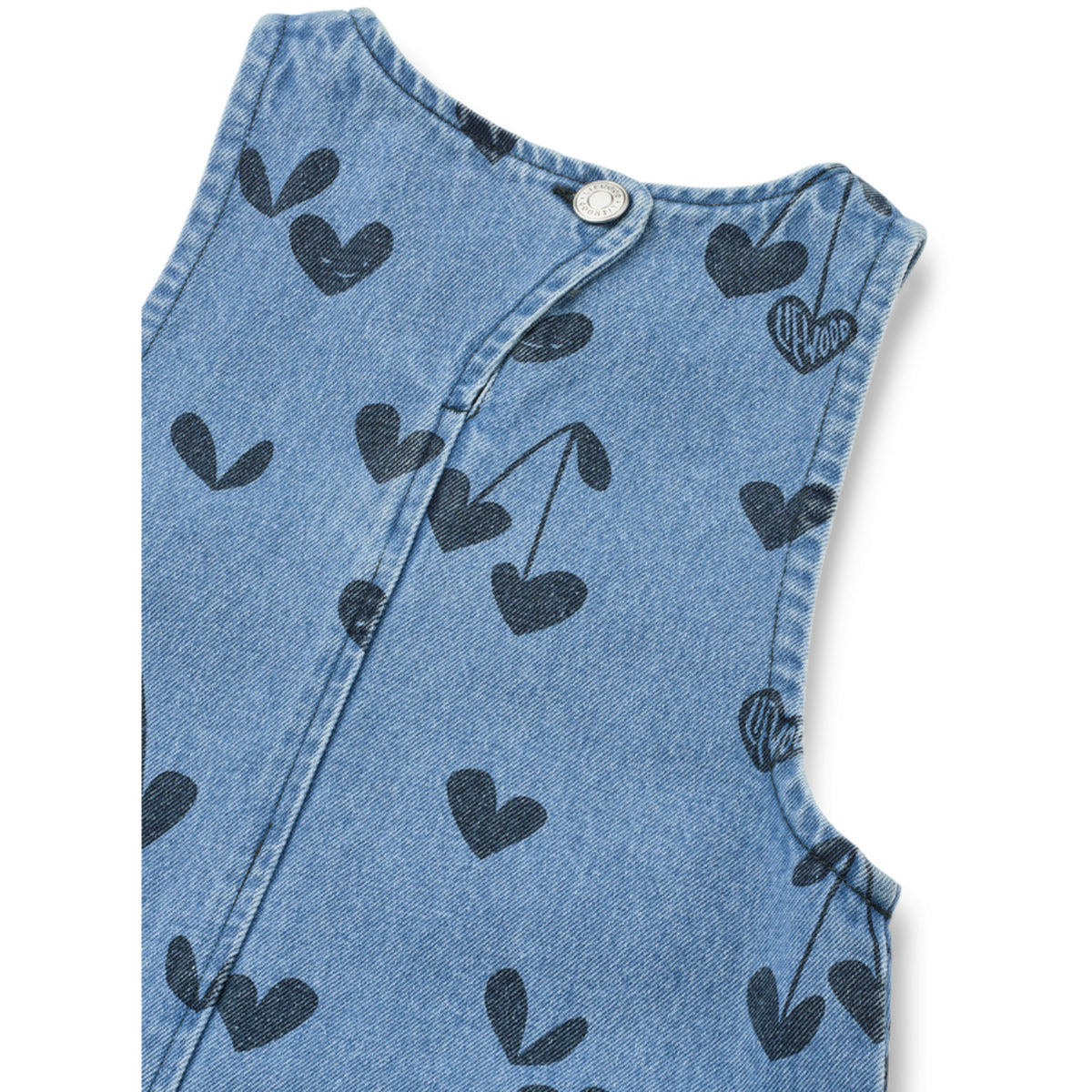 LIEWOOD Sweethearts / Denim Angelica Printed Denim Frill Dress