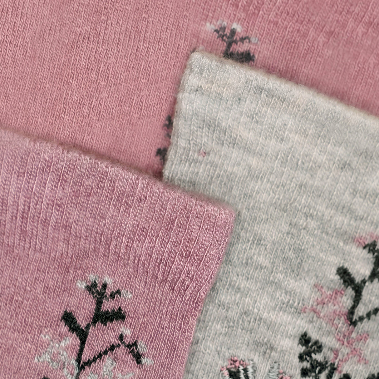 Minymo Orchid Haze Wool Socks (3-Pack)