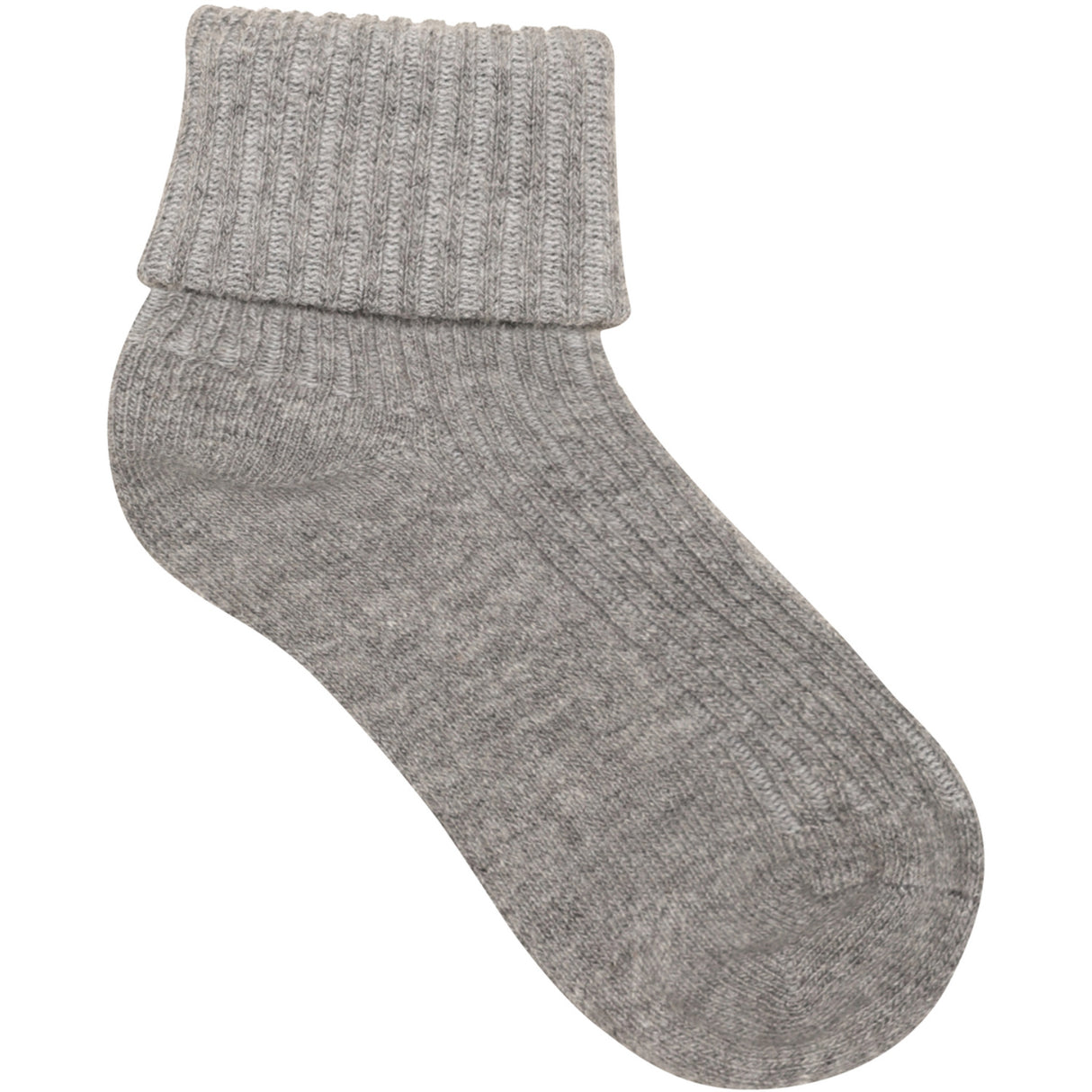 Minymo Blau Gray Baby 2X2 Rib Sock (3-Pack)