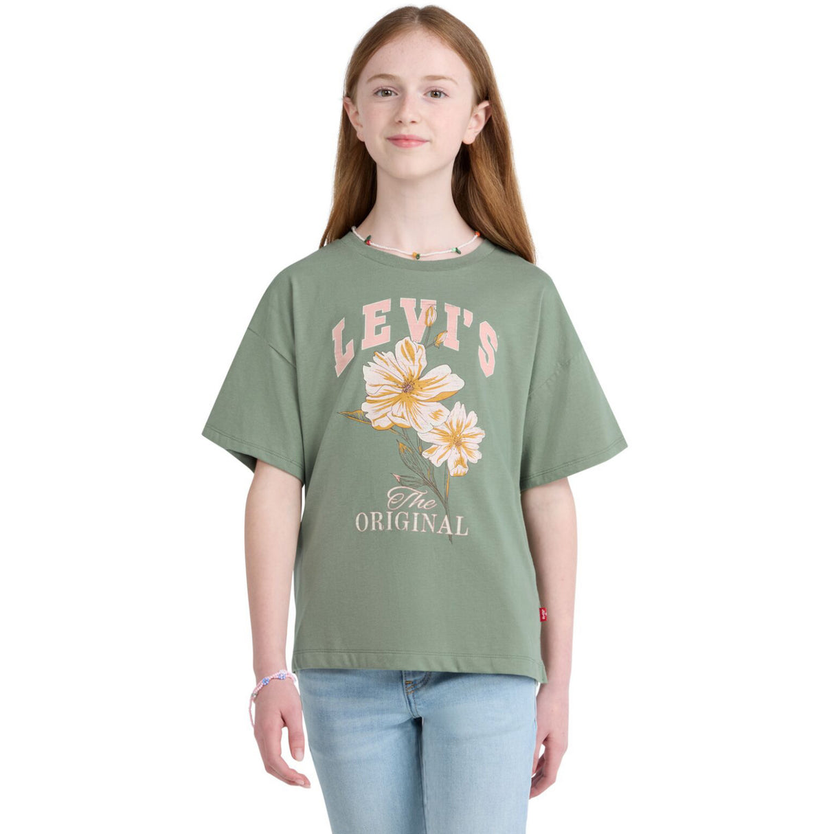 Levi's Sea Spray Flower Market Oversized Te