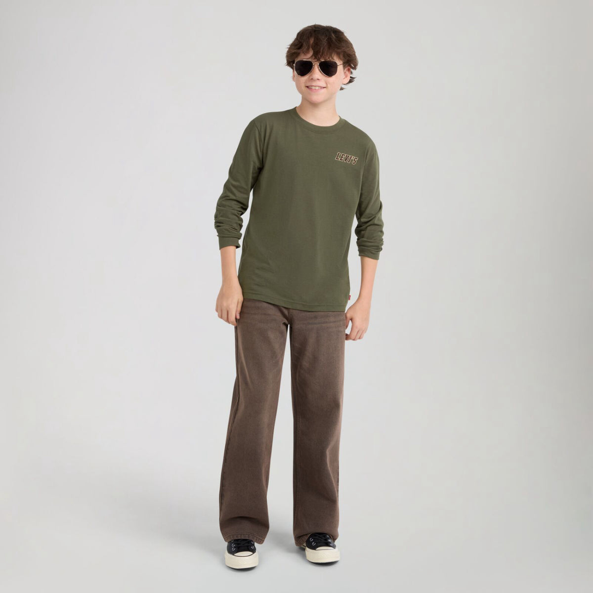 Levi's Olive Night In The Woods Ls Tee