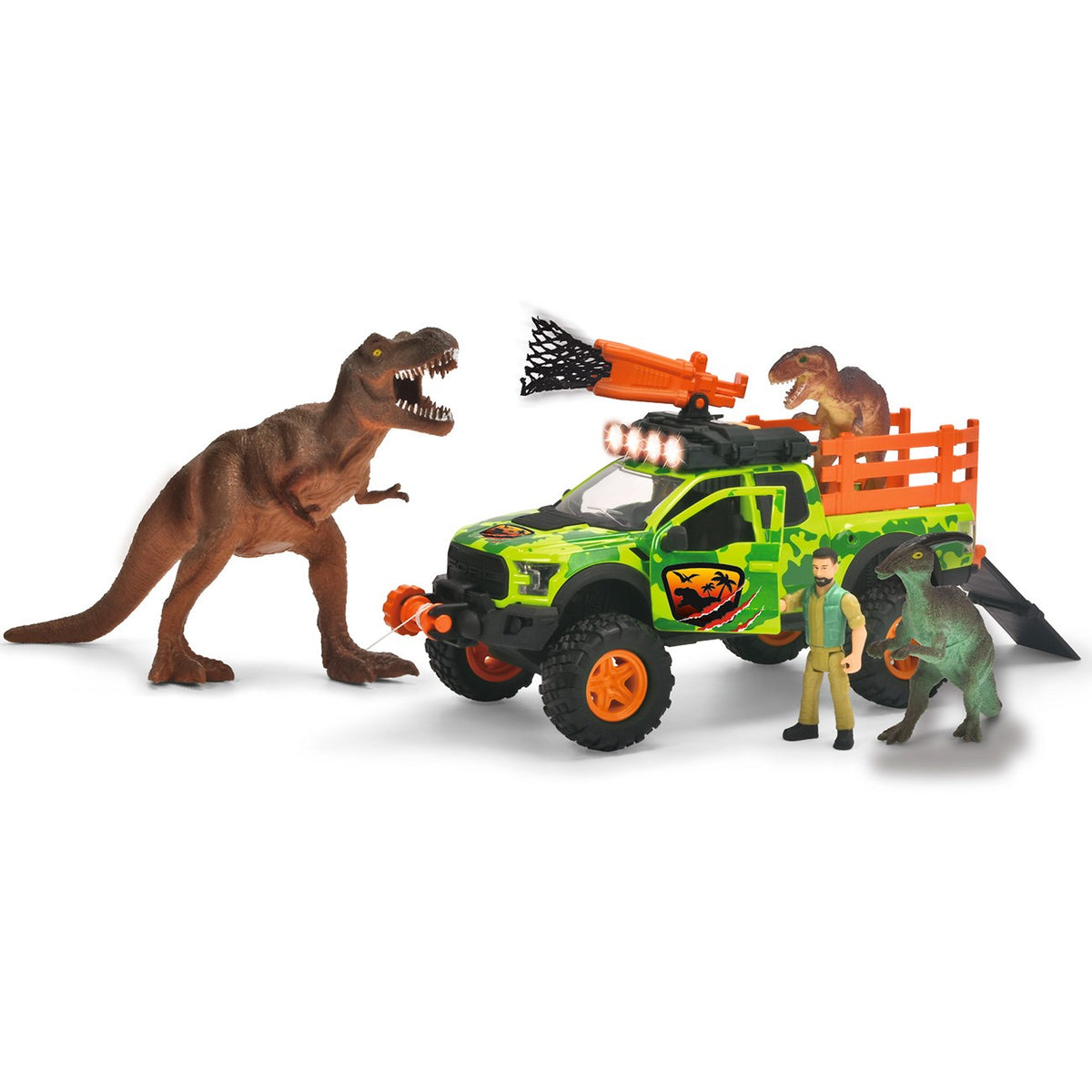 Dickie Toys h Dino Jæger Legesæt