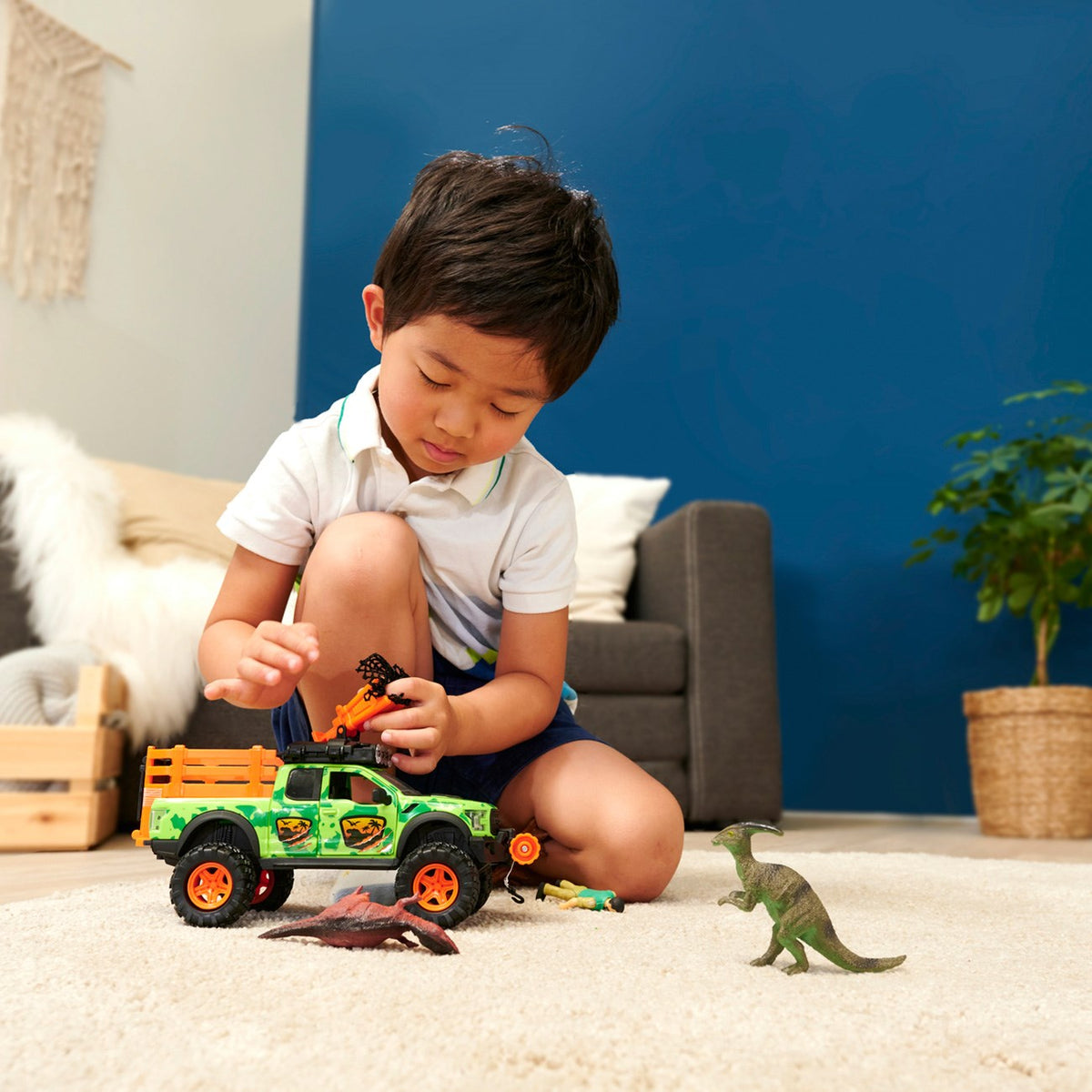 Dickie Toys h Dino Jæger Legesæt 2