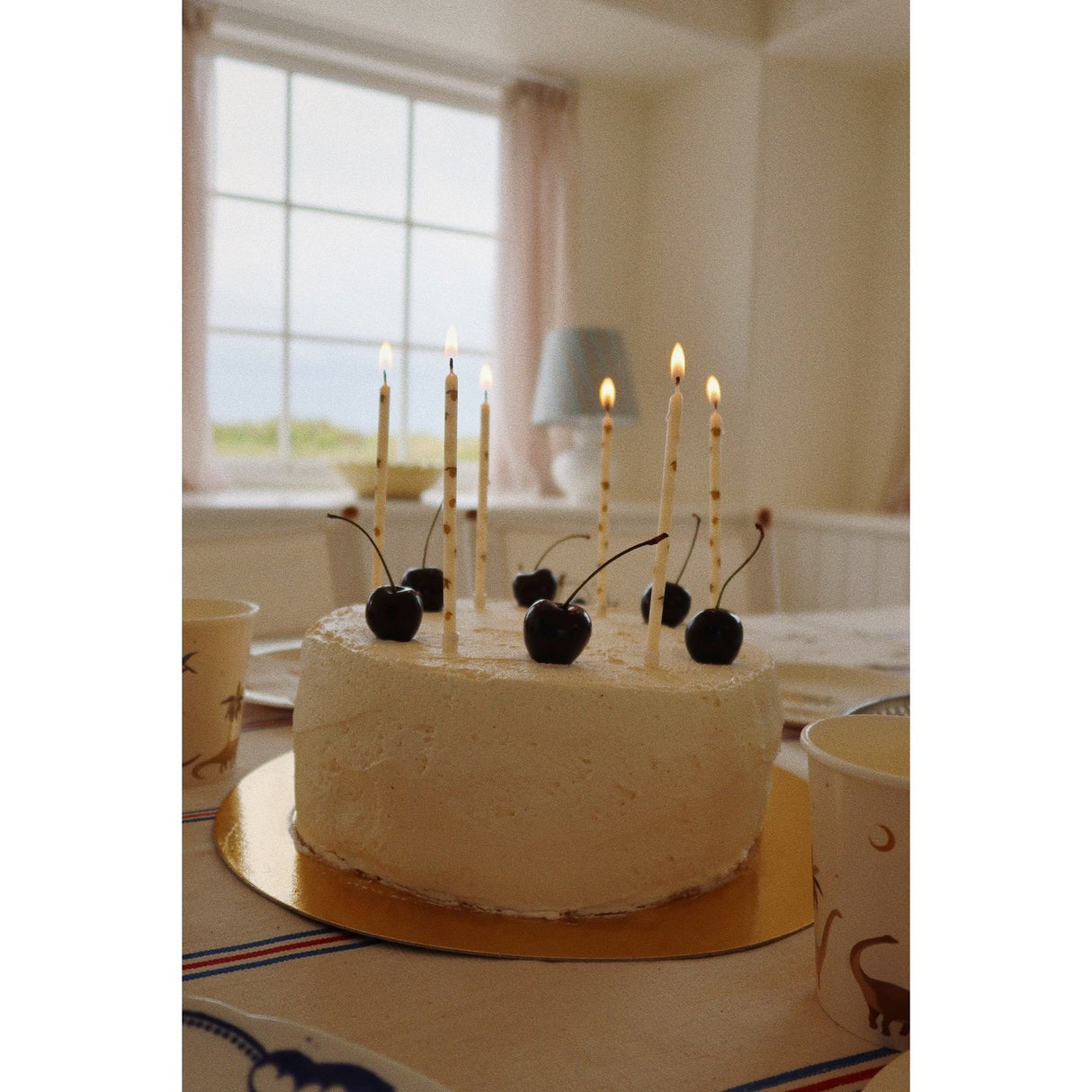 Konges Sløjd Birthday Candles Print Lemon