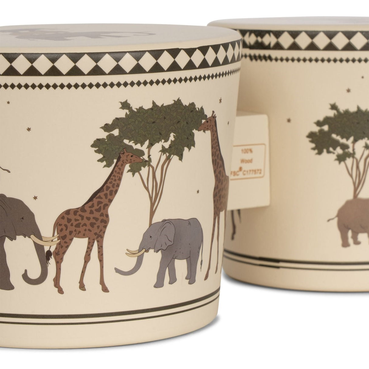 Konges Sløjd Bongo Drums Wood Safari