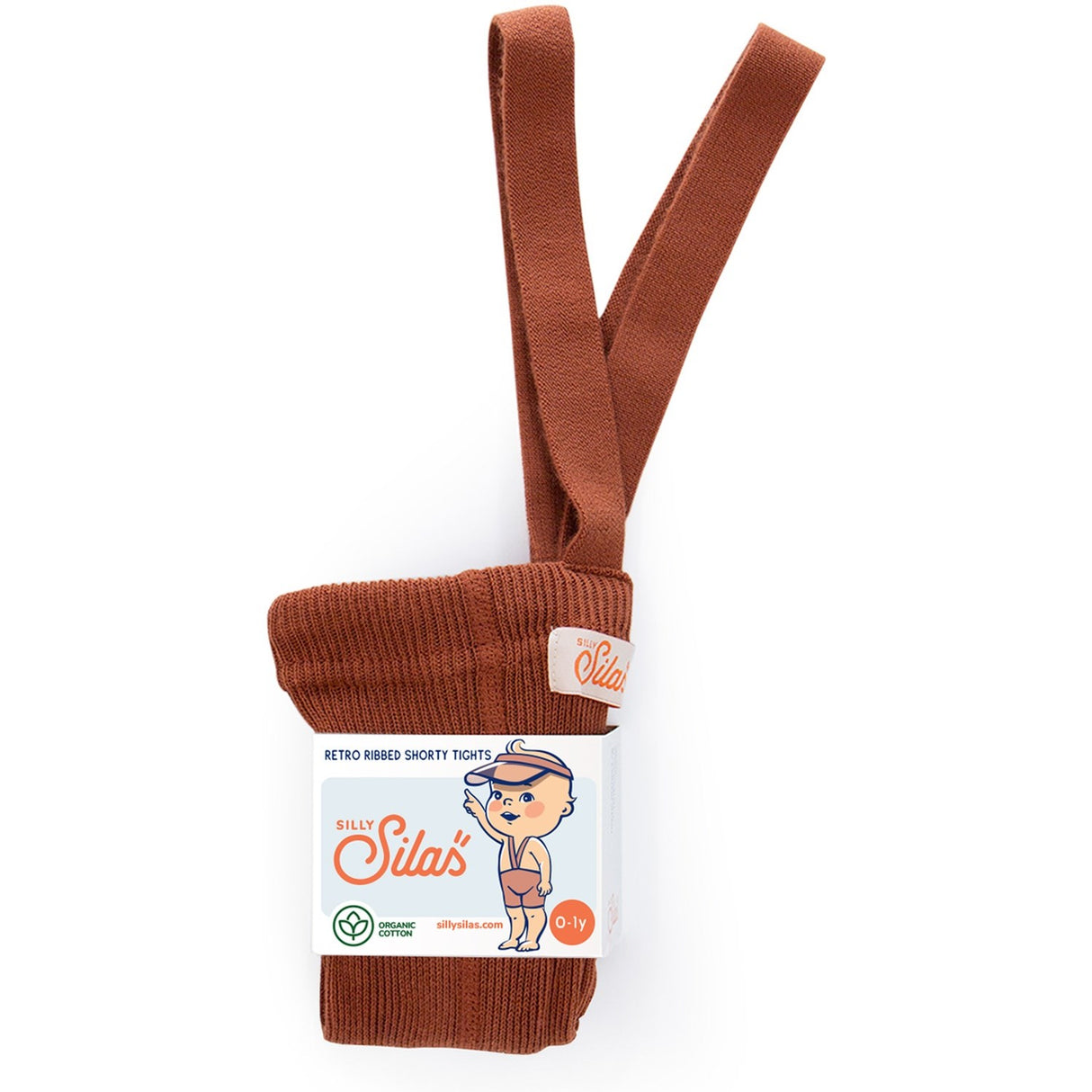 Silly Silas Cinnamon Shorty Tights With Braces