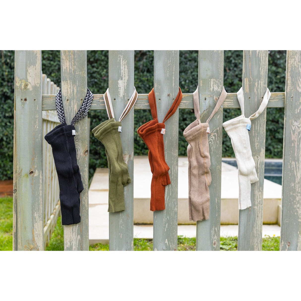 Silly Silas Cinnamon Shorty Tights With Braces