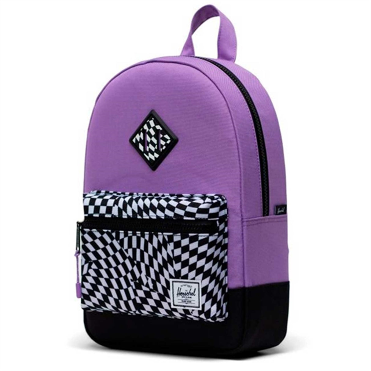 Herschel Heritage Kids Backpack Warp Check/Amethyst Orchid 3