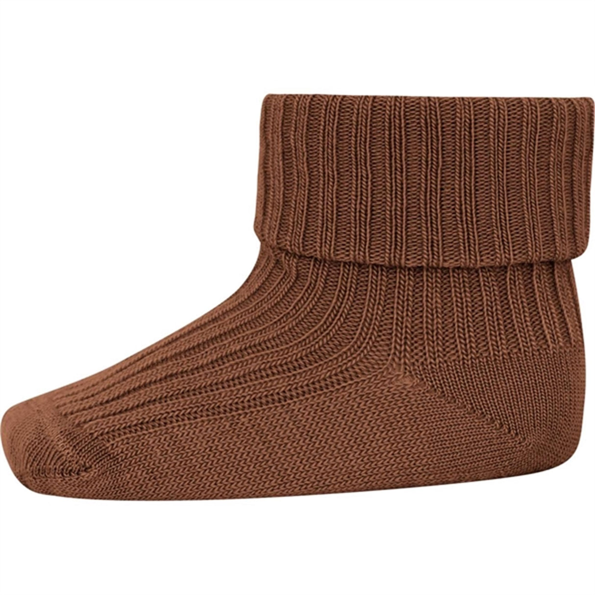 MP 589 Wool Rib Baby Socks 34 Peacan Pie