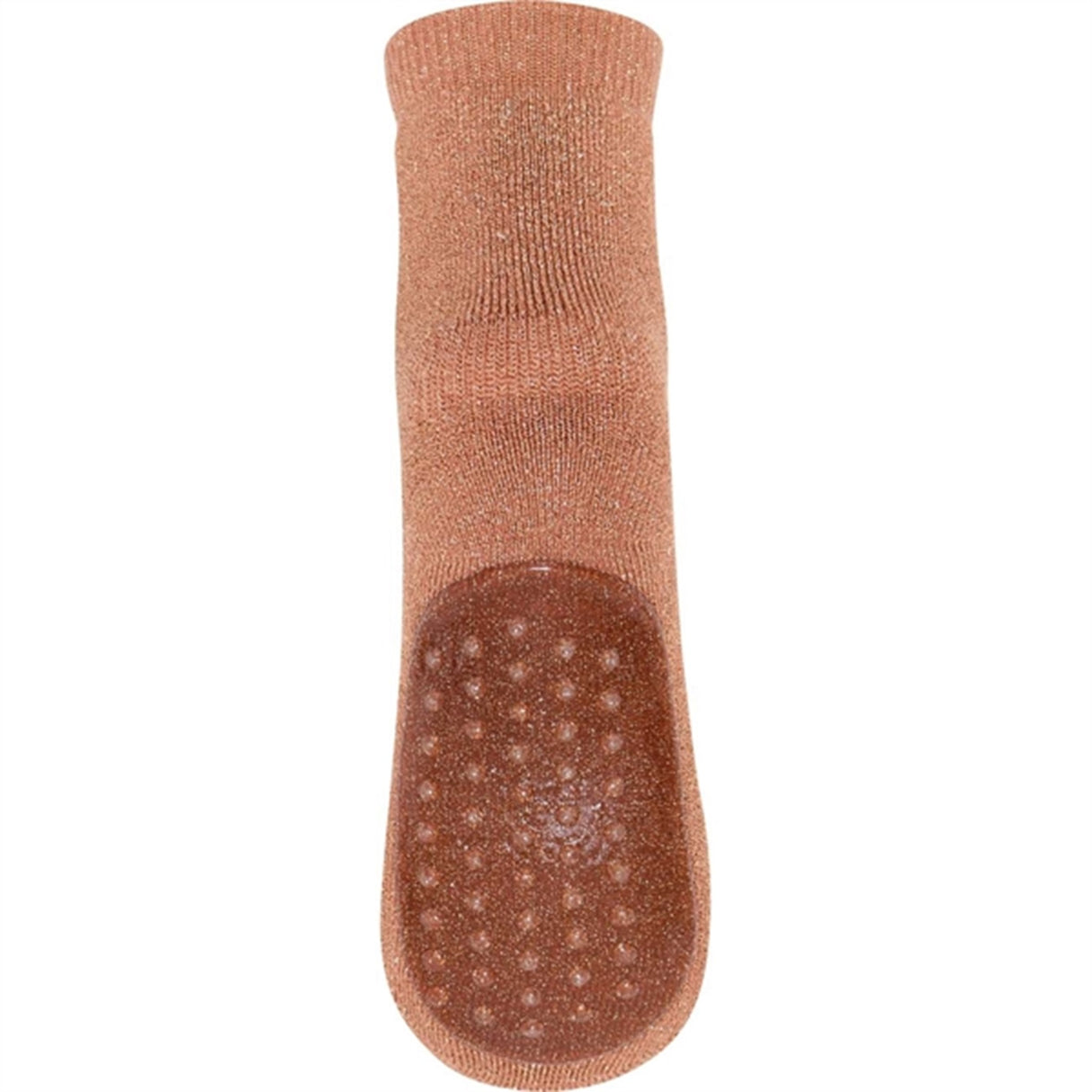 MP 79208 Celina Socks With Anti-Slip 2315 Metallic Glitter Copper Brown