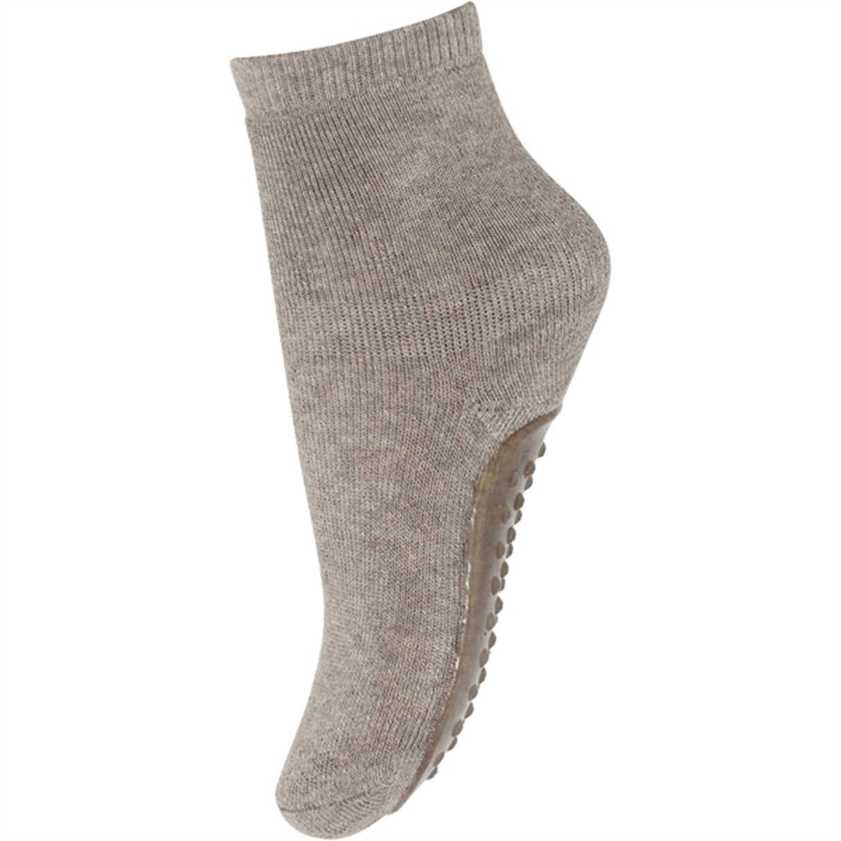 MP 7951 Wool Anstislip Socks Light Brown Melange