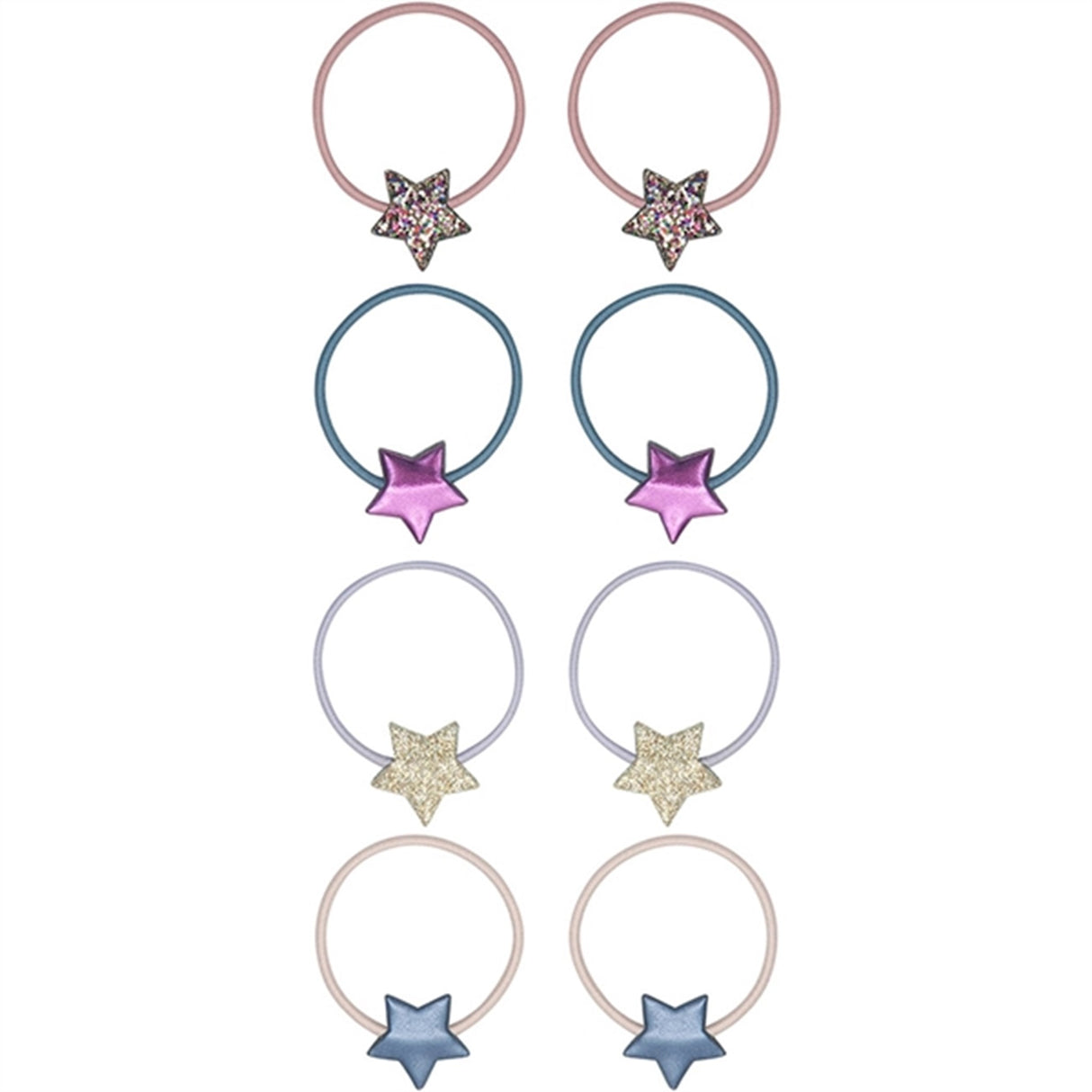 Mimi & Lula 8 Hair Ties Mini Star Ziggy