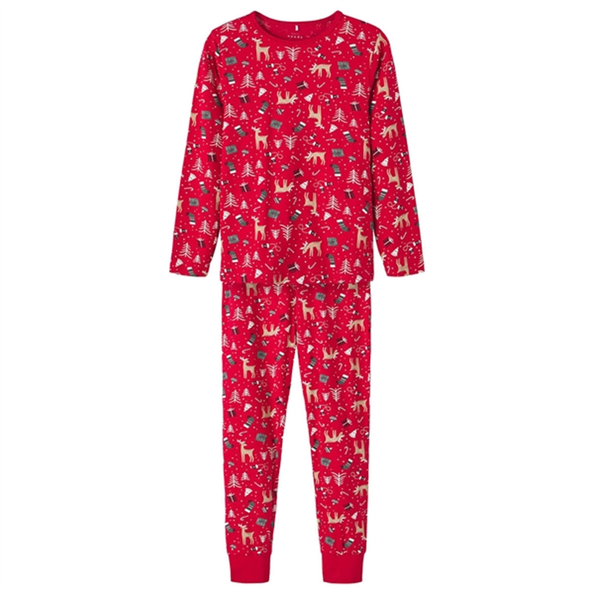 Name it Jester Red Vismas Jule Nightset