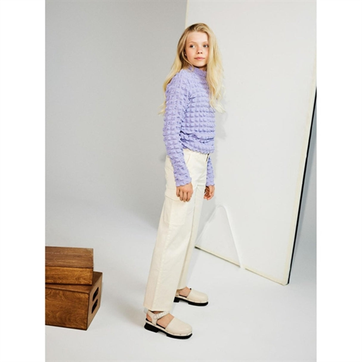 Name it Turtledove Rose Wide Twill Cargo Pants Noos