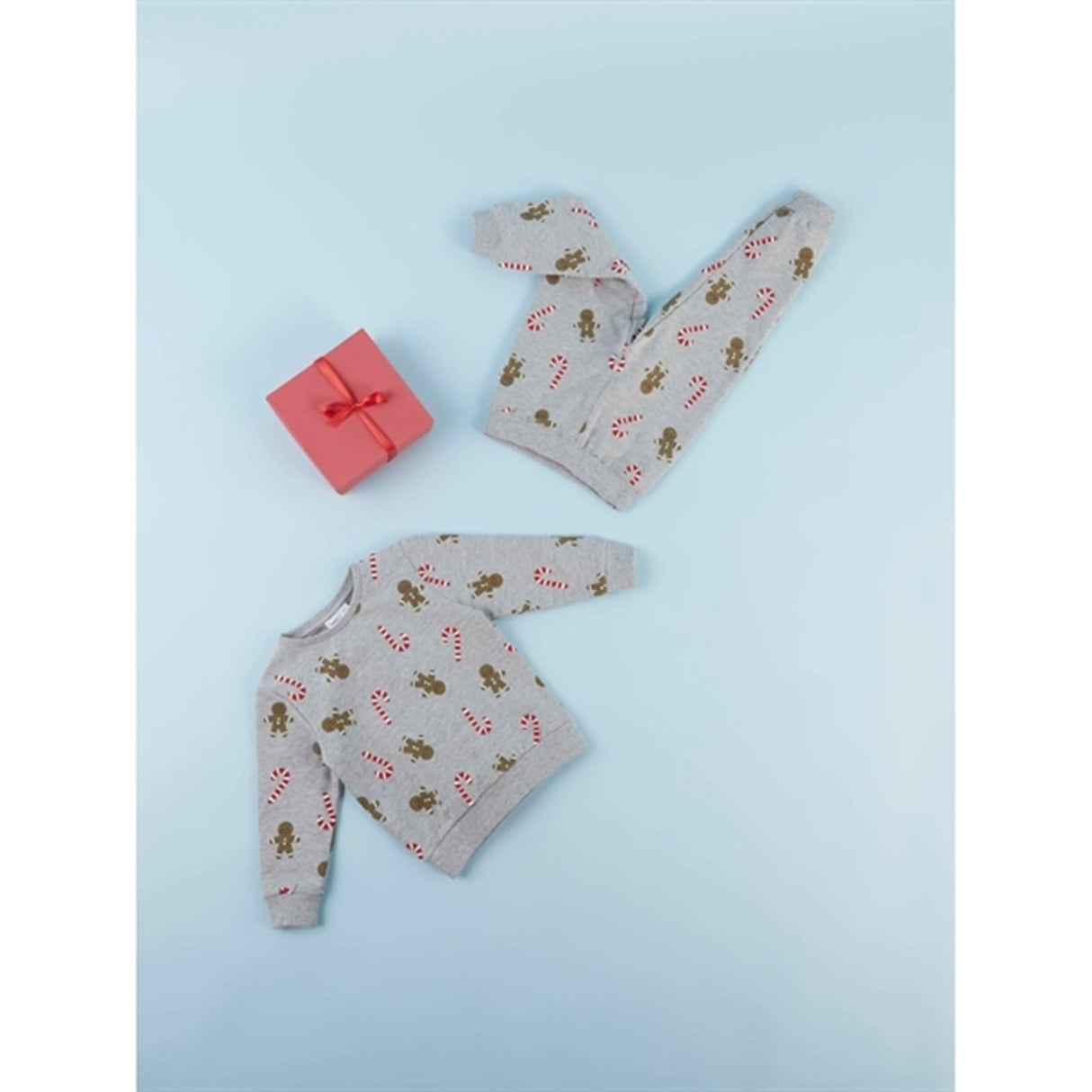 Name it Grey Melange Richrist Sweatshirt