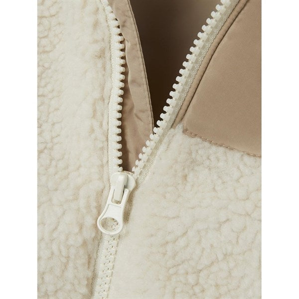 Name it Whitecap Gray Mosie Teddy Jacket