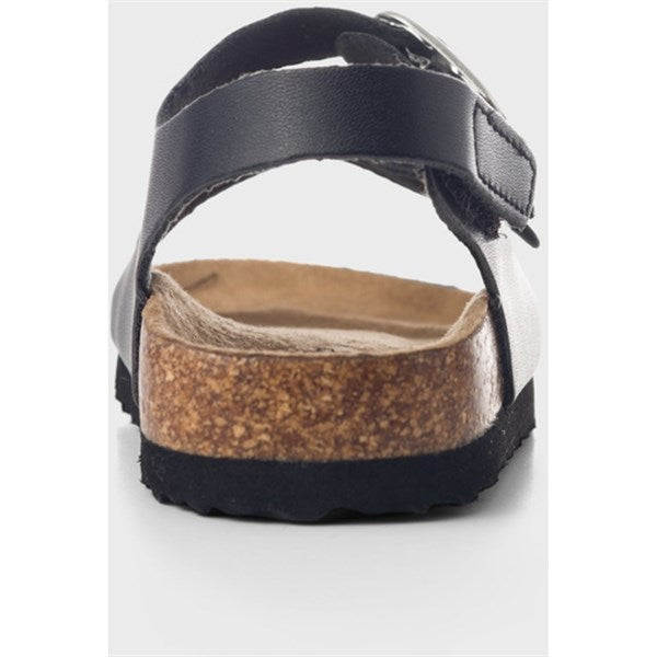 Name it Black Filbert Sandal