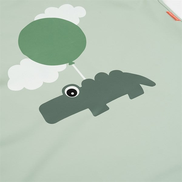 Done by Deer Waterproof Kids Apron Happy Clouds Green