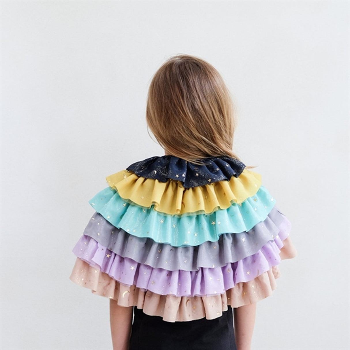 Mimi & Lula Cape Rainbow Ruffle