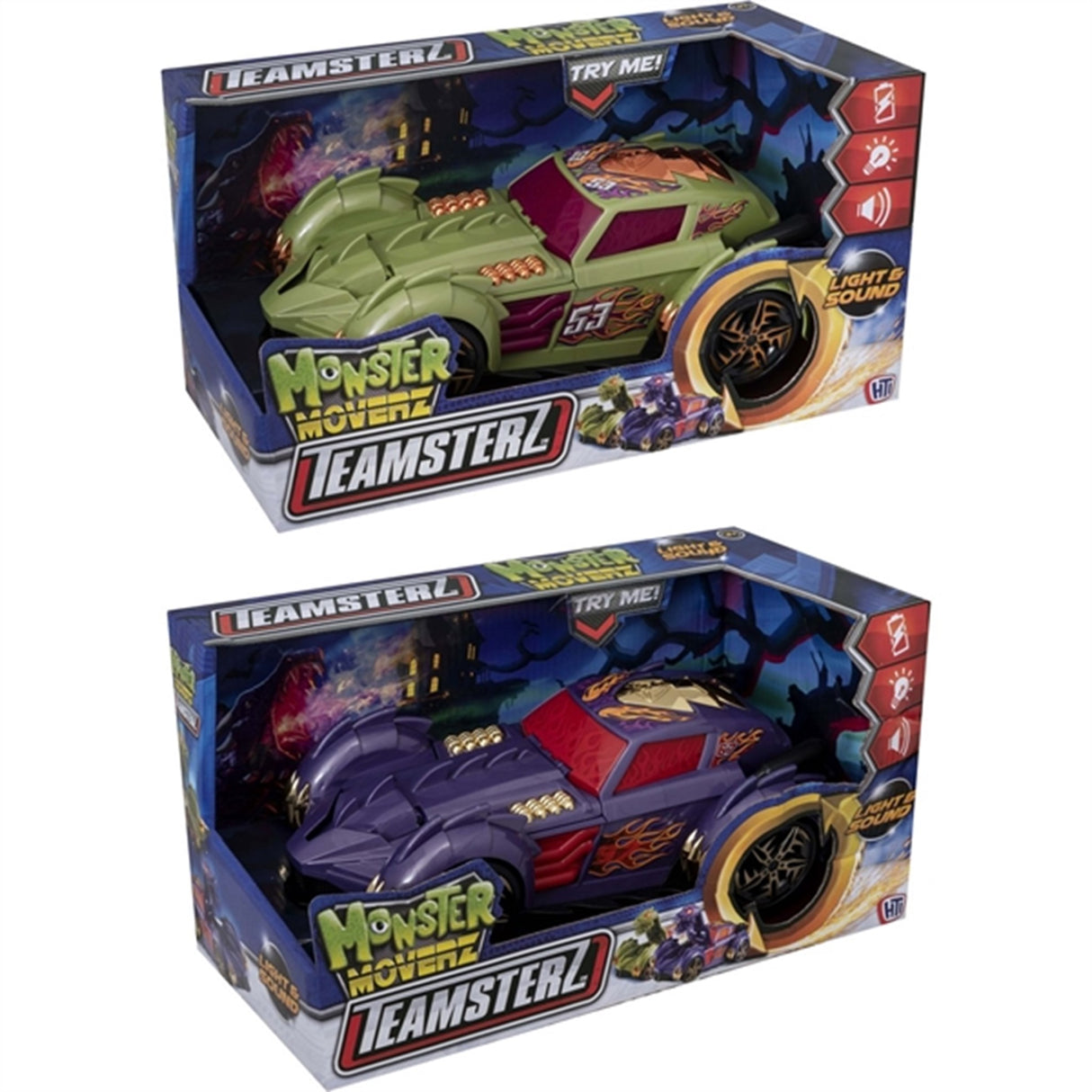 Teamsterz Mighty Moverz NIght Crawler Purple 2