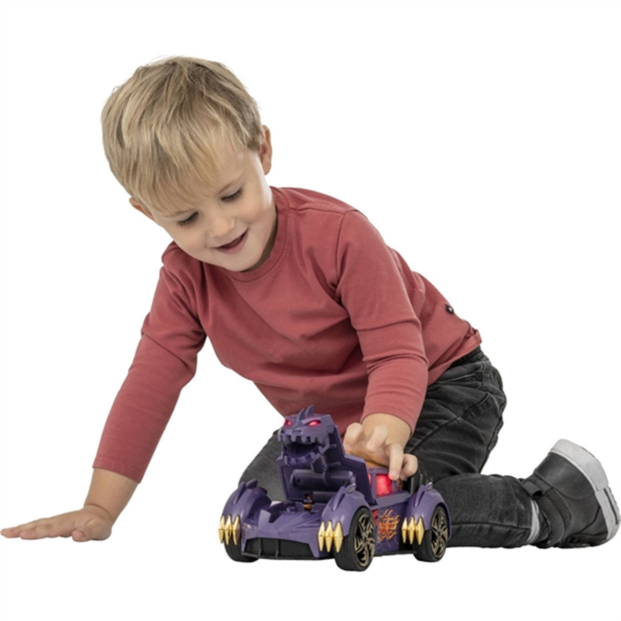 Teamsterz Mighty Moverz NIght Crawler Purple 8