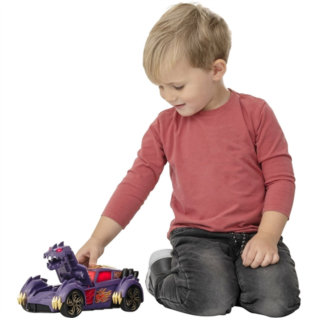 Teamsterz Mighty Moverz NIght Crawler Purple 9