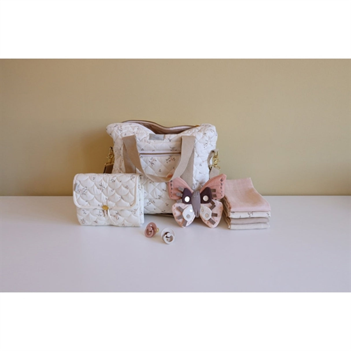 Cam Cam Copenhagen Quilted Changing Mat Ashley, Latte