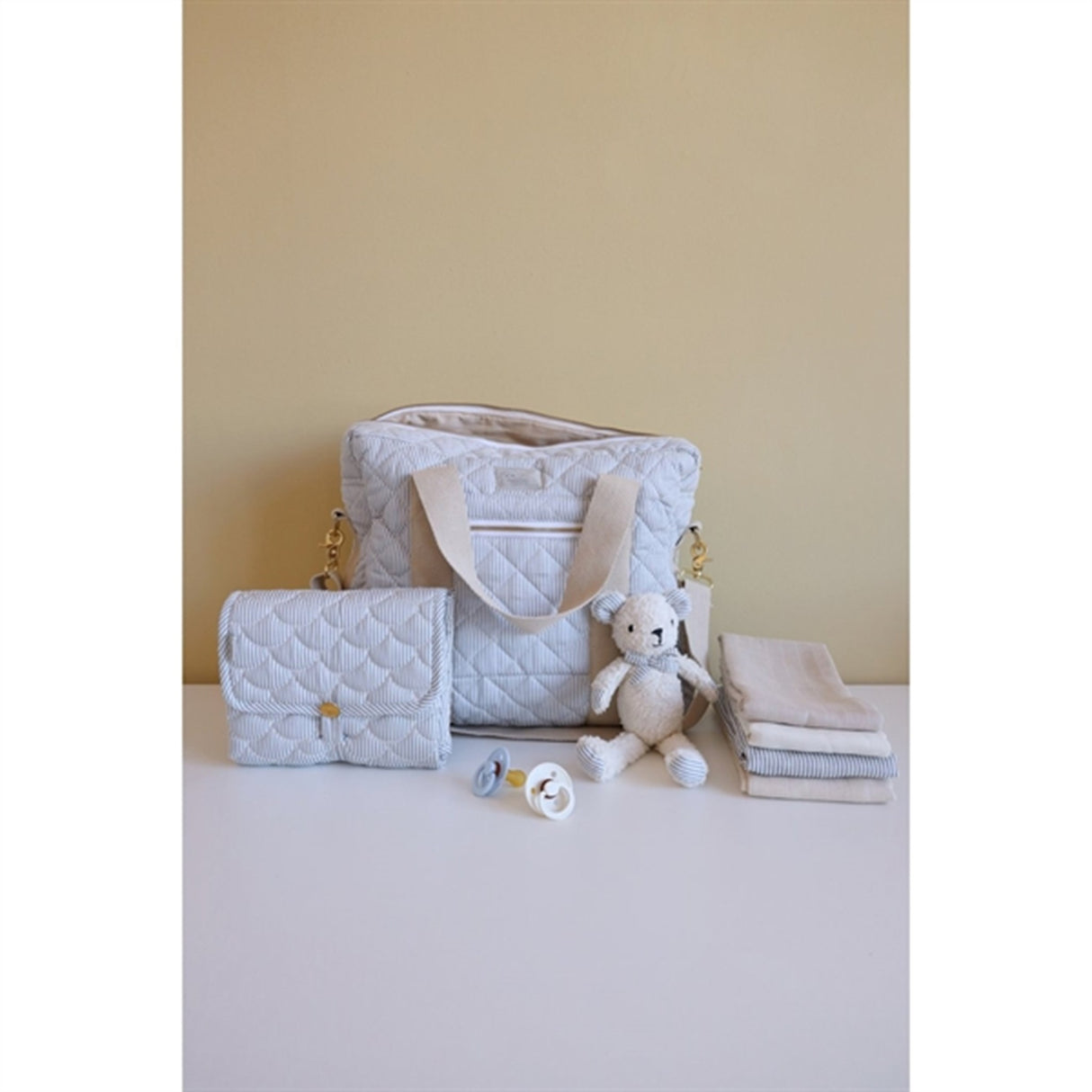 Cam Cam Copenhagen Changing Bag Classic Stripes Blue