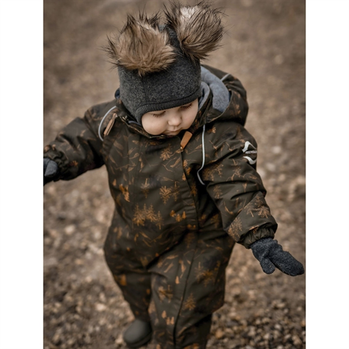 Mikk-Line Baby Snow Suit Forest Night