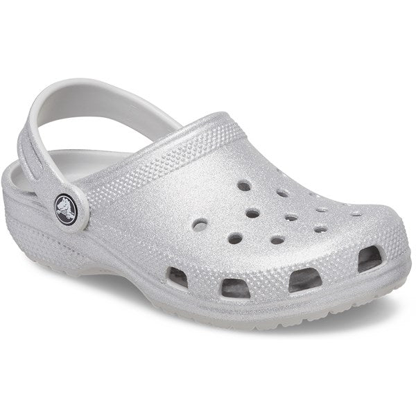 Crocs Classic Glitter Clog Silver Glitter
