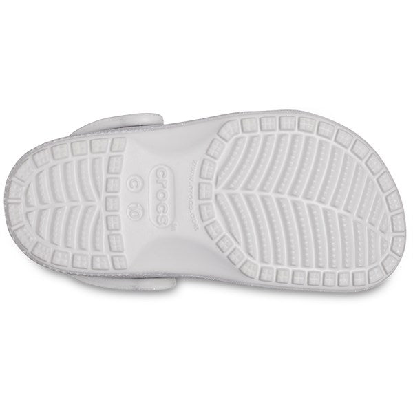 Crocs Classic Glitter Clog Silver Glitter