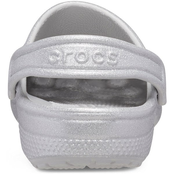 Crocs Classic Glitter Clog Silver Glitter