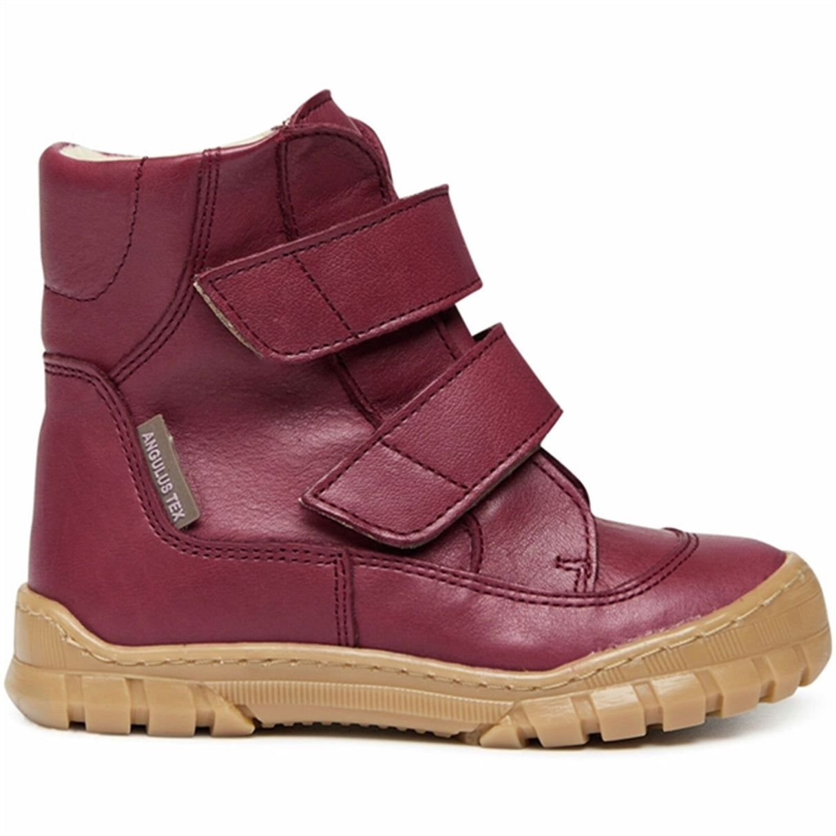 Angulus Tex Boots w Velcro Plum 2