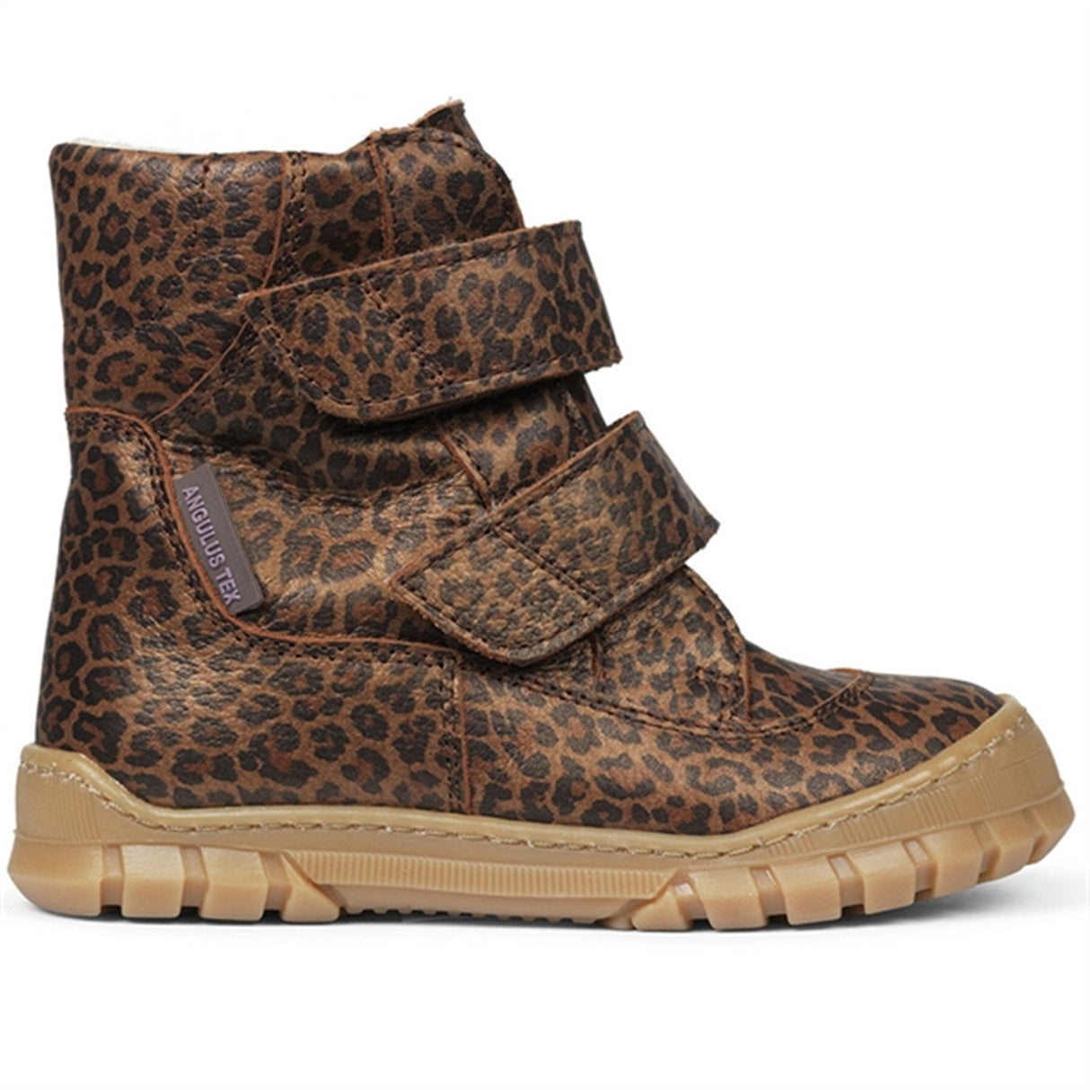 Angulus Tex Boots w Velcro Brown Leo 5