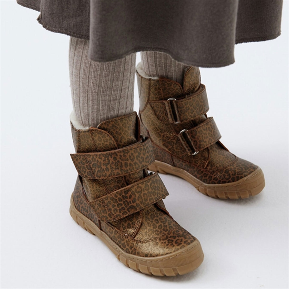 Angulus Tex Boots w Velcro Brown Leo 2