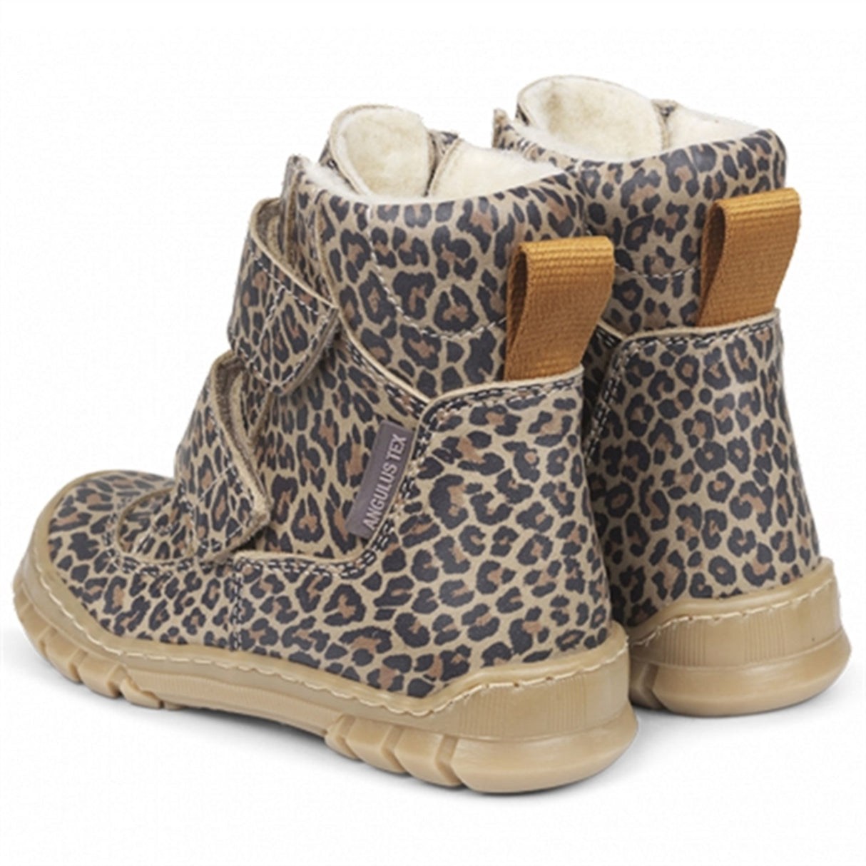 Angulus Tex Boots w Velcro Leopard 2