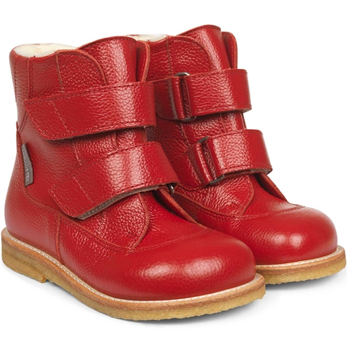 Angulus TEX Boots w. Velcro Dark Red 2134-101-2568