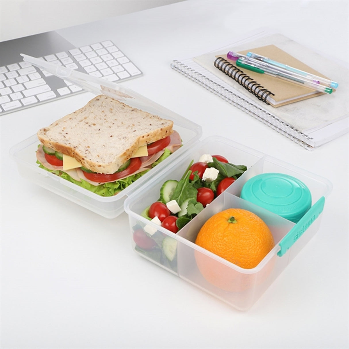 Sistema To Go Lunch Cube Max Lunch Box 2 L Minty Teal