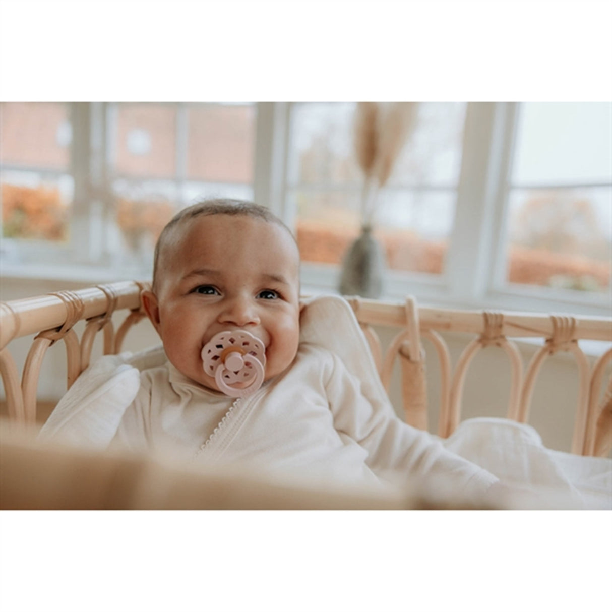 Bibs Boheme Latex Pacifier 2-pack Dark Oak/Blush