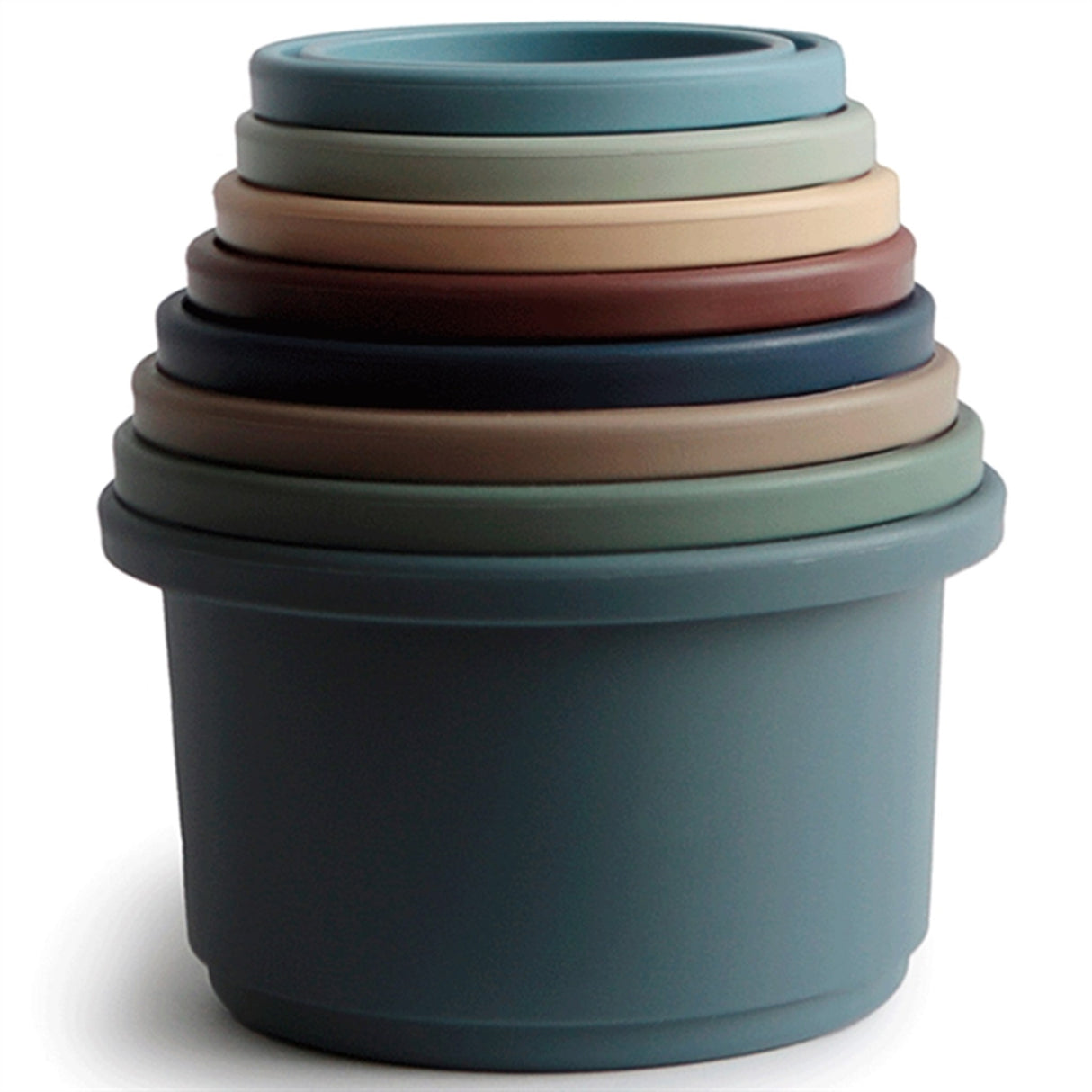 Mushie Stacking Cups Forest