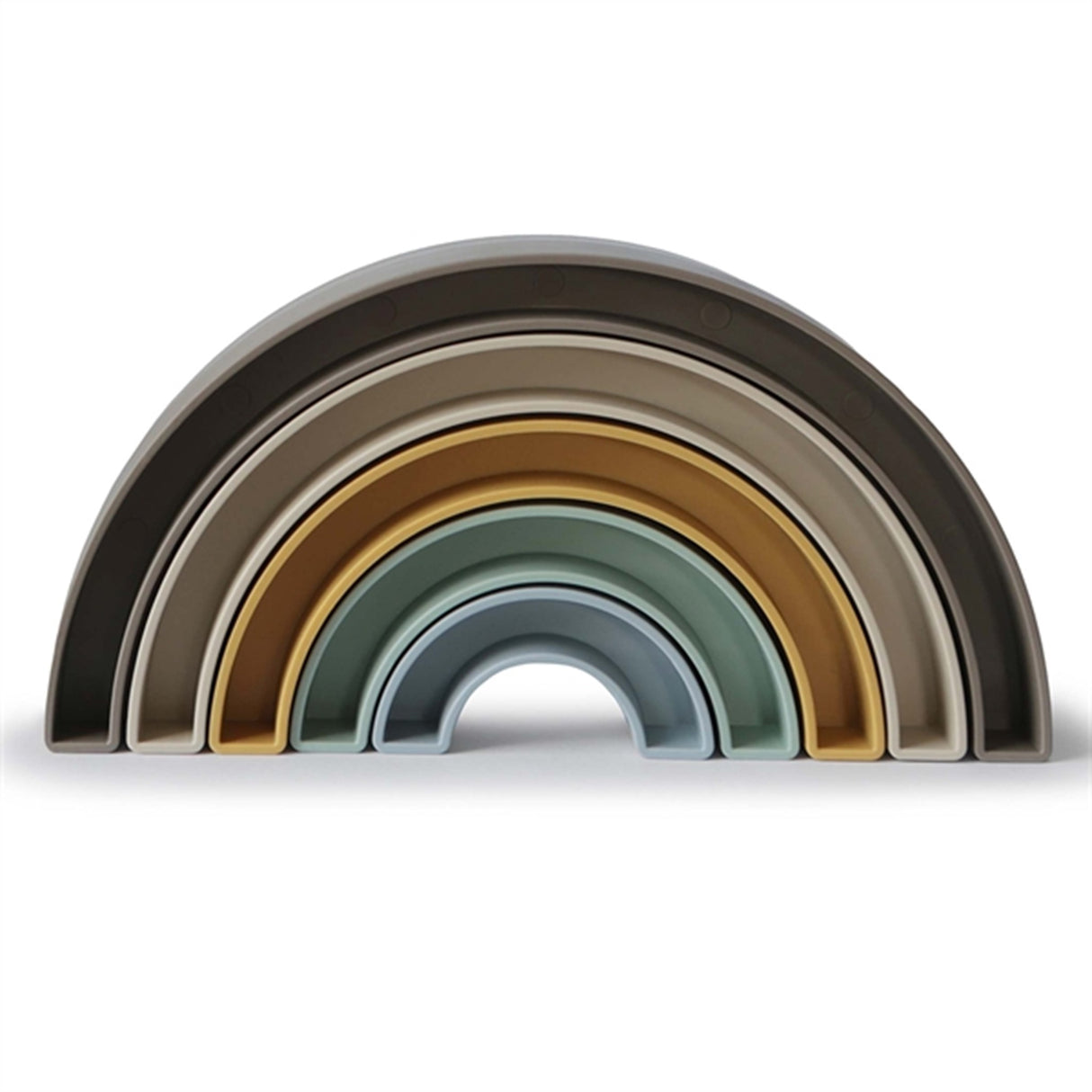 Mushie Rainbow Stacker Toy Hillside