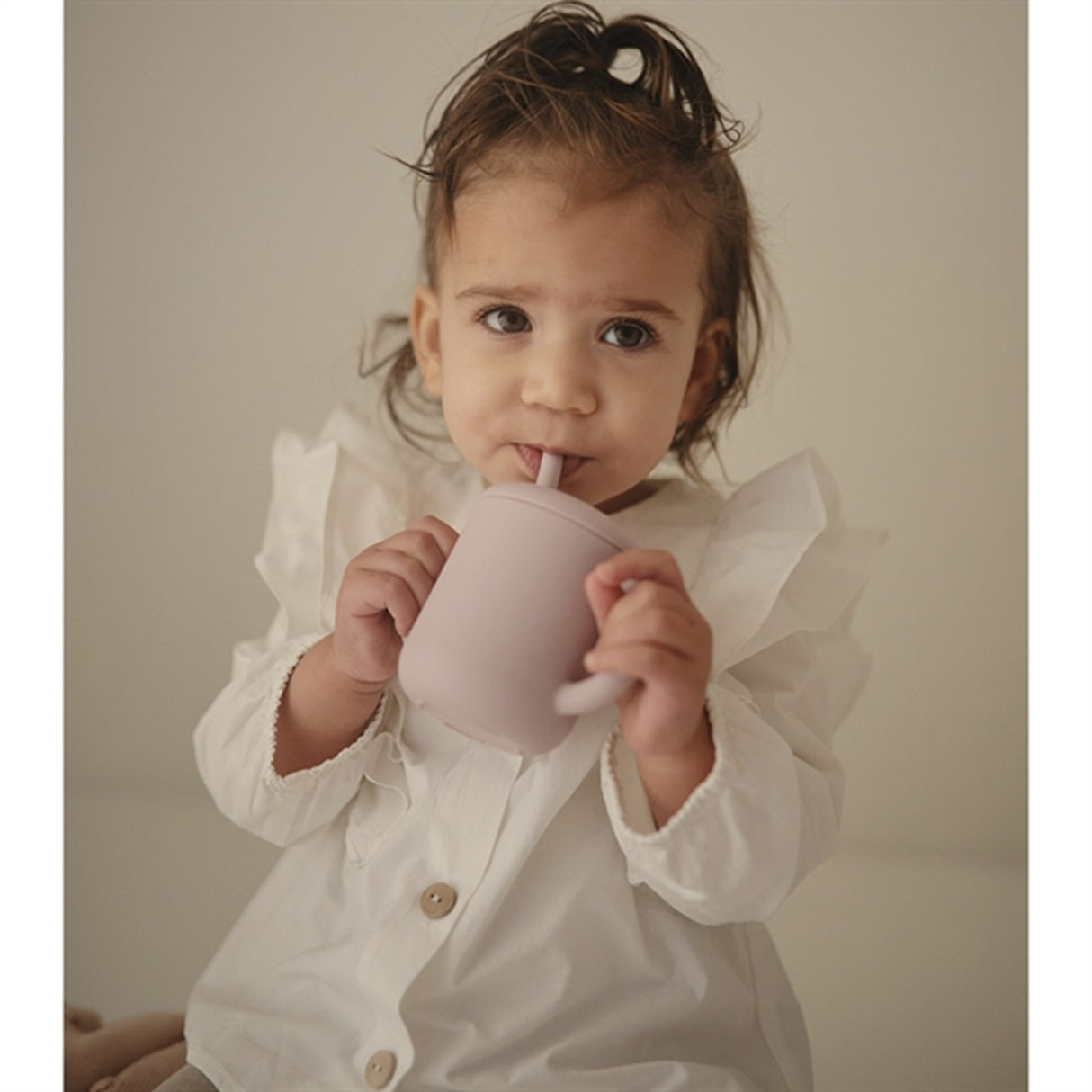 Mushie Silikone Training Cup Soft Lilac