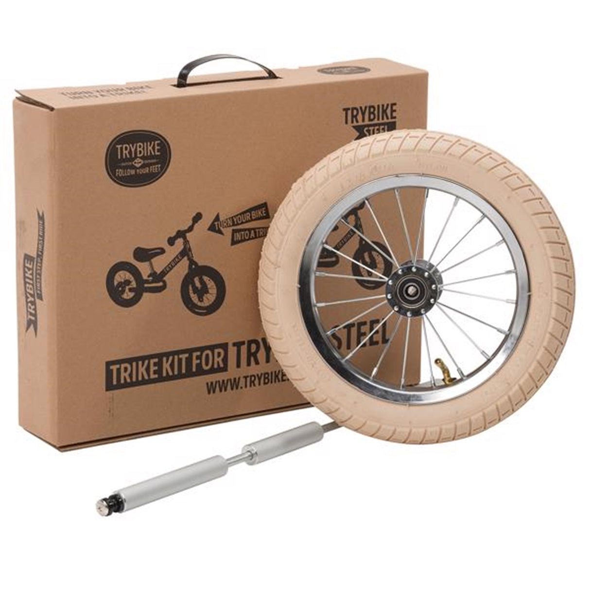 Trybike in Steel 3 Wheels Vintage Rose 4