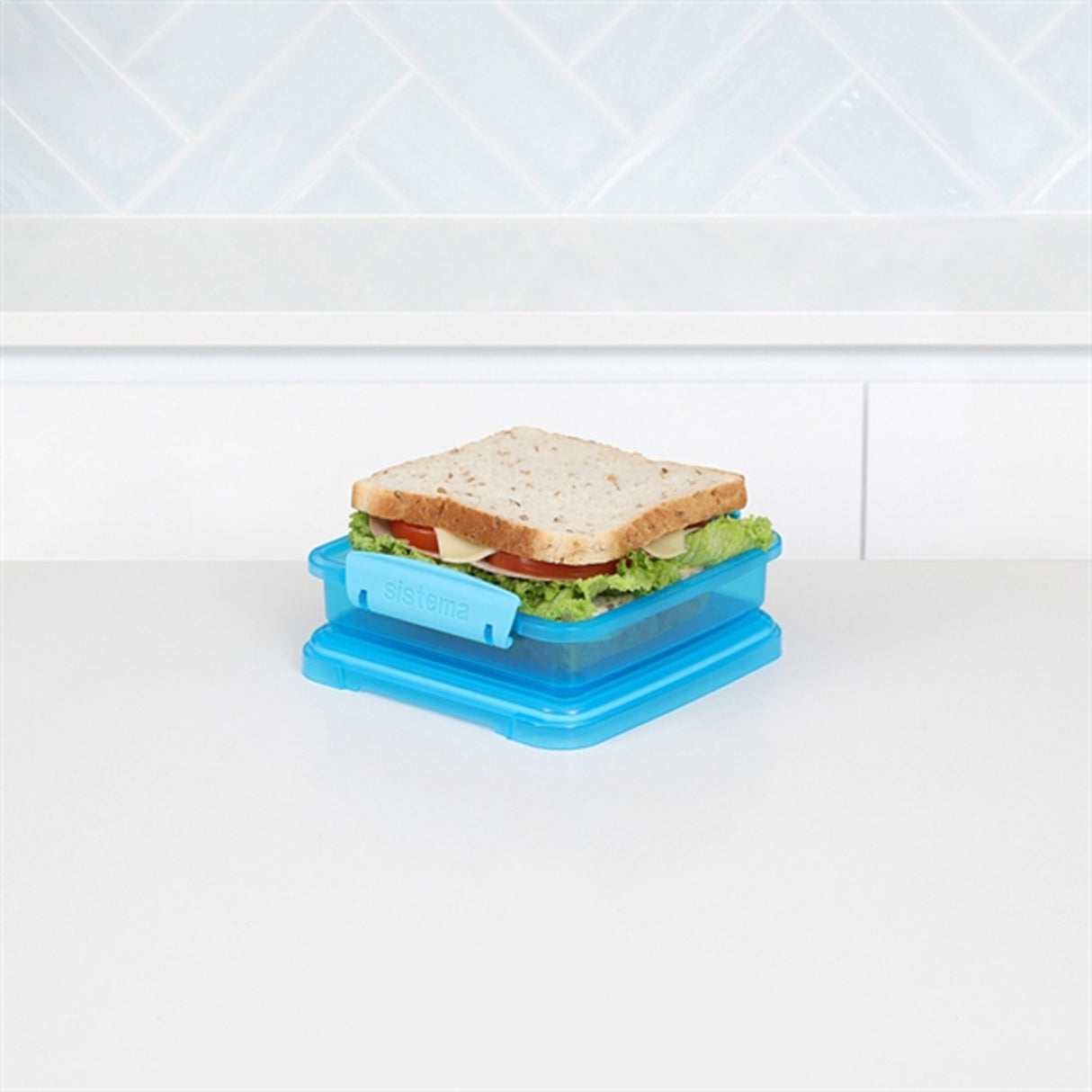 Sistema Sandwich Box Lunch Box 450 ml Blue