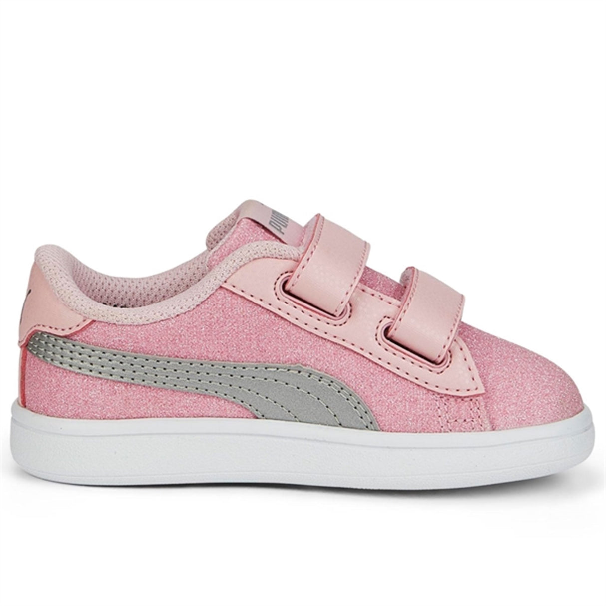 Puma Smash V2 Glitz GlamV Pink-Puma Silver Sneakers 2